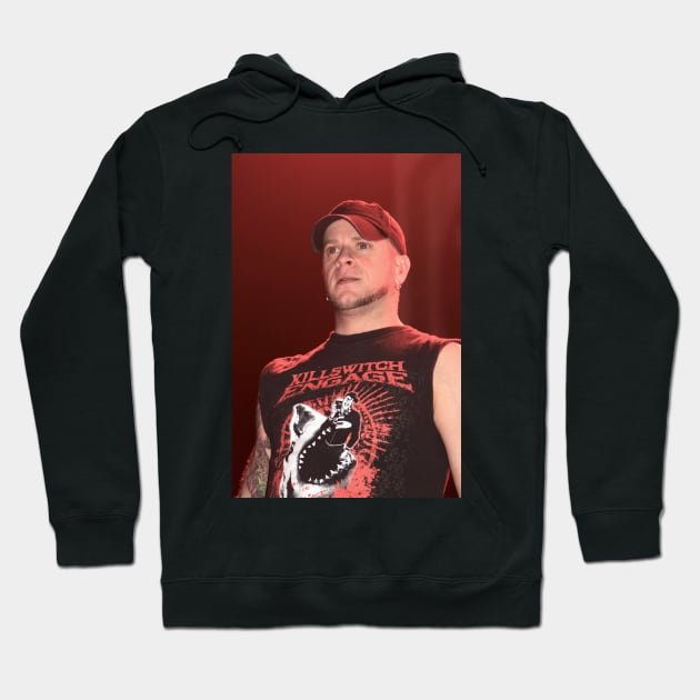 Philip Labonte All That Remains Photograph Hoodie by Concert Photos